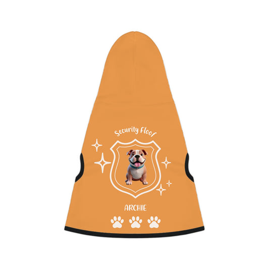 “Security Floof” Personalized Dog Hoodie